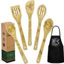 Hummingbird Gifts for Women, Kitchen Decor Cooking Utensils Set include Unique Bamboo Cooking Spoons Apron, Personalized Christmas Mother's Day Housewarming Gift Idea for Mom