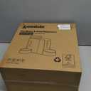 Gravity Cat Feeder and Water Dispenser with 304 Stainless Steel Bowls, 2 in 1 Automatic Cat Feeder with 180 Degree Rotatable Water Bowl, Large Capacity for Puppy Kitten Rabbits, Blue