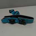 Airtag Dog Collar, Tactical Dog Collar with AirTag Holder & Handle, 2" Wide Heavy Duty Military Collar with GPS Tracking for Medium Dogs, Reflective Nylon Collar with Metal Buckle (Teal, M)