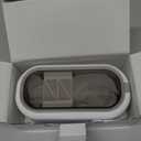 BYASKZIV Ultrasonic Jewelry Cleaner, 48KHz Ultrasonic Cleaner Machine for Jewelry, Eyeglasses, Rings, Watch Strap, Dentures-Dual Cleaning Modes, 304 Stainless Steel Tank (White)