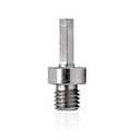 Core Drill Bit Arbor Adapter, 5/8"-11 Thread to 3/8" Hex Shank for Threaded Diamond Hole Saw Core Drill Bit