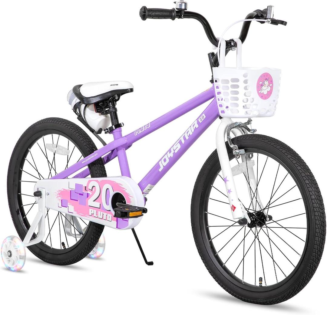 JOYSTAR Pluto 18" Kids Bike for Boys Girls Age 5-8 Years Purple