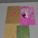 rowood Wooden Flower,3D Puzzles for Adults,Artifical Flower Botanical Collection Building Craft Kit,Mother's Day/Valentine's Day Purple Moth Orchid