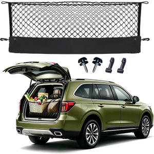 Envelope Style Trunk Cargo Net Compatible with Subaru Outback New 2026 2025 2024 2023 2022 2021 2020 2019 2018 2017-2000 Car Rear Tailgate Netting