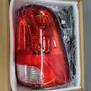 Tail Lights Fit Dodge Ram 1500 2500 3500 2009 2010 2011 2012 2013 2014 2015 2016 2017 2018 Rear Brake Back Up Cover Taillights Lens Assembly Left Driver Right Paeenger Side (Lamp Included)