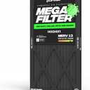 PuroAir MegaFilter - 14x24x1 Air Filter MERV 13 Activated CarbonTech Defense - Heavy Duty 3 Layer Furnace Filters Allergens, Pollen, Dust, Pet Dander, Smoke, Odors - HVAC Air Filter 14x24x1 (1-Pack)
