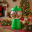 Thyle 27 oz Plastic Candy Jar with Lid Ceramic Candy Jar Food Storage Container for Easter Wedding Party Centerpieces DIY Gifts Game Table Ornament Holder Treats(Green)