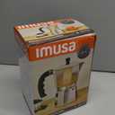 IMUSA 9 Cup Cast Aluminum Stovetop Coffeemaker, Moka Pot for Classic Cuban, Italian, and Espresso Style Coffee (Silver)