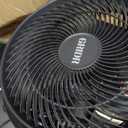 Fan For Bedroom, Pedestal Fans 90+90 Smart Oscillating, Standing Fans for Home 12 Speeds, 4 modes, Quiet Floor Fan with DC Motor 20dB, 12H Timer, 90ft for Room, 22-35'' Adjustable Height-Black