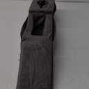 Sofa Armrest Pillow with Cup Holder, Large Removable Couch Armrest Cushion Tray Drink Holder Caddy with 4 Side Pockets for Remote, Glasses, Phone, Game Controller, iPad and Magazines-6.3in Height (Grey)