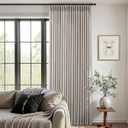 Pinch Pleated Linen Curtains 108 Inches Long 2 Panels for Living Room Bedroom Light Filtering Curtain Memory Shape Trained Pinch Pleat Thick Linen Drapes Back Tab with Hooks Clip Rings Taupe