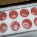 Hewory Glass Pink Candle Holder: 10PCS Valentines Taper Candle Holders for Table Centerpiece, Tapered Candlestick Holders for Valentines Day Decorations Gifts Anniversary Wedding Holiday Home Decor