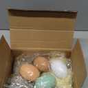 Realistic Furry Baby Chicks Easter Eggs Decor Set - Lifelike Spring Chickies Tabletop Decorations, Farmhouse Photo Props, Basket Fillers, Lifelike Plush Chickens Home Ornaments (8)