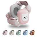 Floriogra Baby Headphones for Noise - Infant Ear Muffs Noise Protection - CE & ANSI Certified - Babies Noise Cancelling Headphones - Baby Ear Protection for 3 Months to 4 Years(pink)