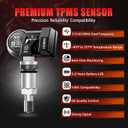 315/433MHz Pre-Programmed TPMS Sensor Set of 4 Fits Chevy Silverado, GMC Sierra, Tahoe, Suburban, Yukon, Escalade, Traverse, Equinox, Acadia, Colorado | OE# 13528563 13598773