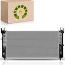 UIU 34Inch 2370 Engine Coolant Radiator with EOC Engine Oil Cooler Compatible with Chevy Chevrolet Silverado 1500 1999-2013, Silverado 2500 1999-2004& GMC Sierra 1500 2500 3500 Replace# 52486596