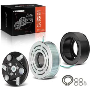 A-Premium A/C Compressor Clutch Kit Compatible with Honda CR-V 2.4L 2007-2014, Civic 2.4L 2012-2014 & Acura RDX 2.3L 2007-2012, With 106mm (4.17") Diameter Pulley