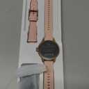 Smart Watches for Women (2 Bands), 1.27" Round Fitness Watch for Android iPhone with Bluetooth Calls (Make/Answer), AI Voice Command, Heart Rate/SpO2/Sleep Monitor, 12 Days Battery, IP68 Waterproof (Pink)