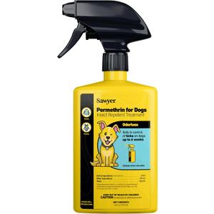 Sawyer Products SP624 Permethrin, Permethrin for Dogs Insect Repellent Treatment