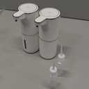 2 Pack Automatic Soap Dispensers,12.8oz/380ml USB Touchless Automatic Foaming Soap Dispenser,Rechargeabled Wall Mounted Smart Soap Dispenser for Bathroom Kitchen Dish Soap (White)