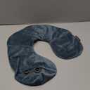 Inflatable Travel Neck Pillow for Airplane Sleeping Blow Up Neck Support Air Pillow Traveling on Plane Long Flights Washable