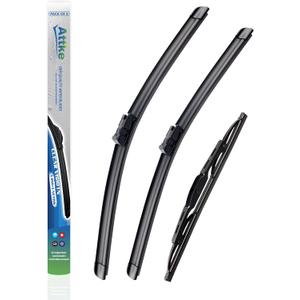 3 Wiper Blades 26" + 14" Front Wiper + 10" Rear Wiper Blades for Chevrolet Trax 2013-2021/Buick Encore 2013-2021/Opel Mokka 2012-2020/OE Original Quality (Pack of 3)