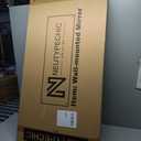 NeuType 47"x22" Full Length Mirror Aluminum Alloy Frame Dressing Mirror for Bathroom/Bedroom/Living Room/Dining Room/Entry, Wall Mounted or Leaning Against Wall, Silver (No Stand)