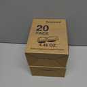 2 x 20sets Double Compartment Condiment Containers with Lids, snack box containers, Portion Cups Plastic perfect for to-go Sauce, Sampling, Dressing, Travel Snack