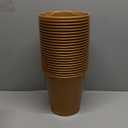 Layhit 24 Pcs Plastic Ice Buckets for Parties 3 Liters Wine Bucket Portable Ice Holder Disposable Wine Cooler for Party Wedding Party Beverages Champagne Soda and Beer (Gold)