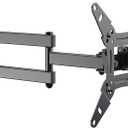EVERVIEW Full Motion TV Monitor Wall Mount Bracket Articulating Arms Swivel Tilt Extension Rotation for Most 13-42 Inch LED LCD Flat Curved Screen Monitors & TVs, Max VESA 200x200mm up to 44lbs