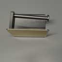 VAEHOLD Self Adhesive Toilet Paper Holder with Phone Shelf Stainless Steel Wall Mounted Toilet Paper Roll Holder - Rustproof and Bathroom Washroom Tissue Roll Holder with Storage Shelf - Silver