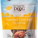Exclusively Dog Chewy Training Treats Savory Chicken Flavor Grain Free Gluten Free, 100% sourced and Made in The USA, 6 oz. (EXP 02/01/26)