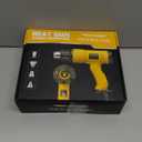 SEEKONE Heat Gun 1800W 122-120250- 650Fast Heating Heavy Duty Hot Air Gun Kit Variable Temperature Control Overheat Protection with 4 Nozzles for Crafts, Shrinking PVC, Stripping Paint(5.2FT)