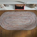 Colonial Mills Evelyn Tweed Reversible Braided Runner 30" X5' Area Rug - Sunset Mix, Handcrafted in USA, Woven Texture, High Traffic, Entry, Kitchen, Hallway, Mudroom, Porch - 2'6" X 5' Runner