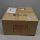 Qufute Mid Century Modern Ceiling Pendant Light, Orange Navy 2 Colors Barn Macaron Shade, Aluminum Nordic Modern Pendant Light Fixture, Colorful Chandelier Pendant Lights for Kids Room, Size L (1 Light)