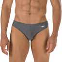 Speedo Men's Swimsuit Brief PowerFlex Eco Solar (34, Heather Grey)
