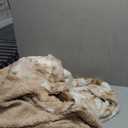 Bedsure GentleSoft Sherpa Fluffy Blanket Twin Size - Fleece Warm and Cozy Throw for Women Gift, Plush & Fuzzy Faux Christmas Fur Blanket for Couch, Bed Decor, Tie Dye Design, Beige, 60x80 Inches