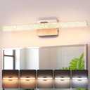 Bathroom Vanity Light, Bathroom Light Fixtures Over Mirror, LED 5500K Vanity Lights with 360Rotating Lamp Head