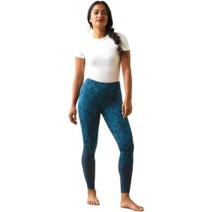 ARIAT Women's Eos Full Seat Tight (Deep Petroleum Camo Floral) Small