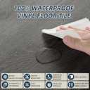 Peel and Stick Floor Tile 54 Sq.Ft (36-Pack) - Self-Adhesive Vinyl Plank Flooring, 6" x 36" Wood Look, Waterproof Easy DIY Tiles for Living Room Bedroom Kitchen (Grey)
