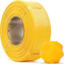 MarsWork PLA Filament 1.75mm PLA 3D Printer Filament(Refill),1kg Refill for Reusable Spools(2.2lbs),Premium Quality 3D Printing Filament for Bambu lab 3D Printers,Dark Yellow