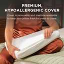 Tempur-Pedic TEMPUR-Ergo Neck Pillow, Large Profile, White