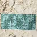 30" x 67" Sand Free Beach Towel, Quick Dry Bath Towel,Thin Lightweight Pool Towels, Swim BeachTowels for Women,Adults Travel Beach Accessories Vacation Essentials Gift (New Coconut Tree)