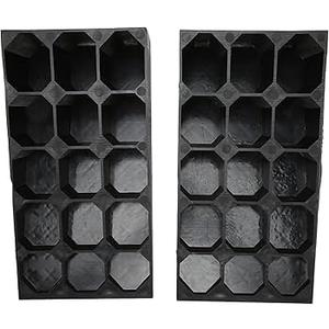 Starting Block Pedals, Block Pedals with Skid Resistance Stripe Thicker Starting Block Plastic Pedals for Sports Training Competitions 