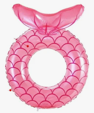 Inflatable Swimming Ring, Cute Pool Float Tube Decorations Swim Tubes Outdoor Pool Beach Water Floats Party Supplies Floaties