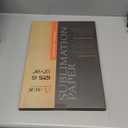 A-SUB Sublimation Paper 13X19 Inch 110 Sheets ONLY Compatible with Sublimation Printer and Sublimation Ink 125g