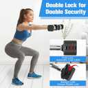 Hezeyferg 22LBS Adjustable Dumbbells Set, Adjustable Weight Dumbbells with 4 Levels 4.4lb, 6.6lb, 8.8lb, 11lb, Hand Weights Sets for Women/Men Home Gym Full Body Workout