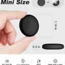 Air Tracker Tags 4 Pack Key Tracker Works with Find My (iOS only), Luggage Tracker, Tag Locator for Keys, Backpack, Wallet, Replaceable Battery, Waterproof
