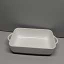 Mora 9x13in Porcelain Baking Dish - Oven to Table, Freezer Safe (9x13 in Pan, Vanilla White)
