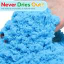 FURWEY Play Sand Set, with 13.3lbs of Colorful Sensory Sand, Plus 15 Tools & Molds, Sensory Play Sand Art Kits for Children Ages 3+ to Relaxing Creative Activities